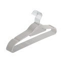 Wieszak na ubrania antypoślizgowy DONAU HOME, 44x23x0,5cm, 20 szt., szary