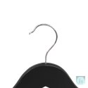 Wieszak na ubrania drewniany DONAU HOME, 44,5x23x1,2cm, 10 szt., czarny