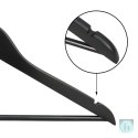 Wieszak na ubrania drewniany DONAU HOME, 44,5x23x1,2cm, 10 szt., czarny