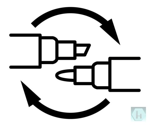 Zestaw markerów kredowych Q-CONNECT, 4 szt., białe