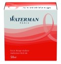 Waterman atrament w butelce 50ml. - czerwony - Audacious Red PRZECENA